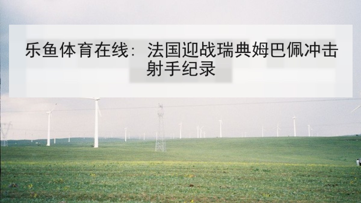 乐鱼体育在线: 法国迎战瑞典姆巴佩冲击射手纪录